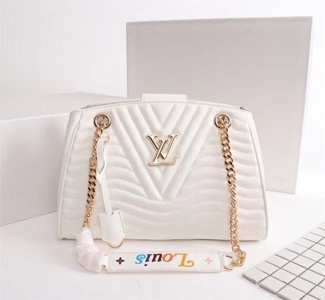 LOUIS VUITTON Leather M51497 white