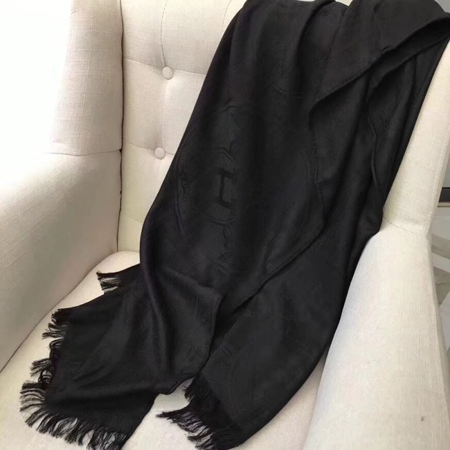 Hermes Silk scarf H919669 black