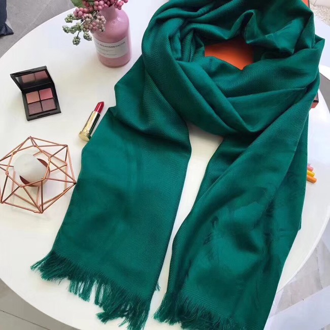 Hermes Silk scarf H919669 green