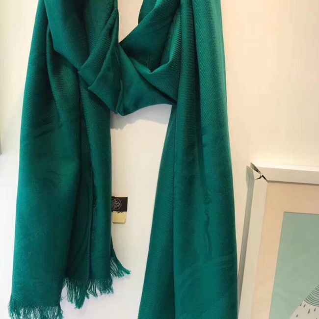 Hermes Silk scarf H919669 green