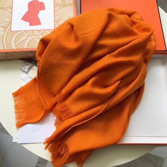 Hermes Silk scarf H919669 orange