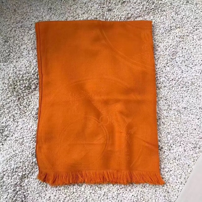 Hermes Silk scarf H919669 orange