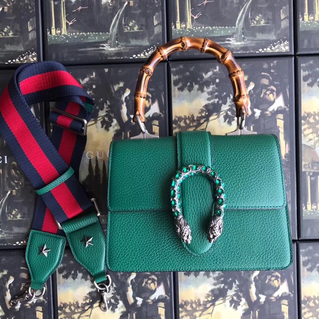 Gucci Dionysus small top handle bag 523367 green