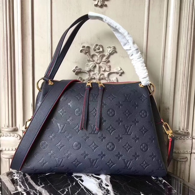 Louis vuitton original mongram empreinte PONTHIEU PM M43721 Navy-blue