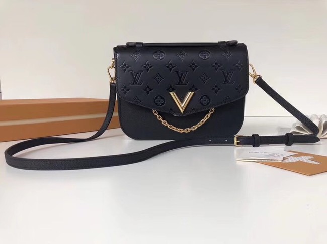 Louis Vuitton Should V Bag Saddle M53382 Black