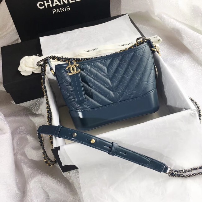 CHANEL GABRIELLE Original Small Hobo Bag A91810 Blue