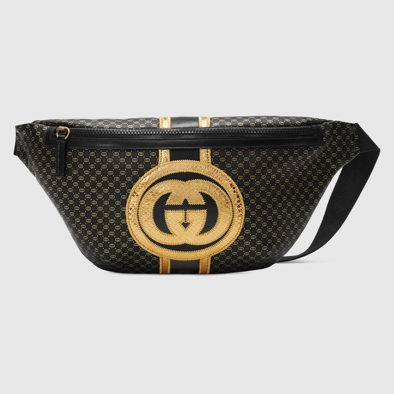 Gucci-Dapper Dan original belt bag 536416 black