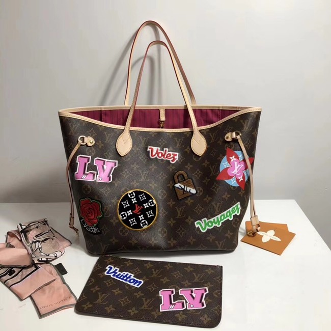 Louis vuitton original monogram canvas NEVERFULL MM M43988