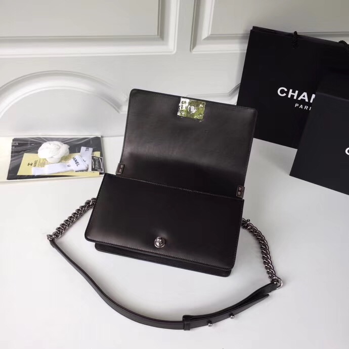 Chanel LE BOY Shoulder Bag Original A67086 black