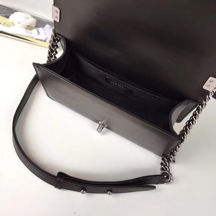 Chanel LE BOY Shoulder Bag Original A67086 black