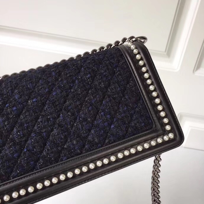 Chanel LE BOY Shoulder Bag Original A67086 black