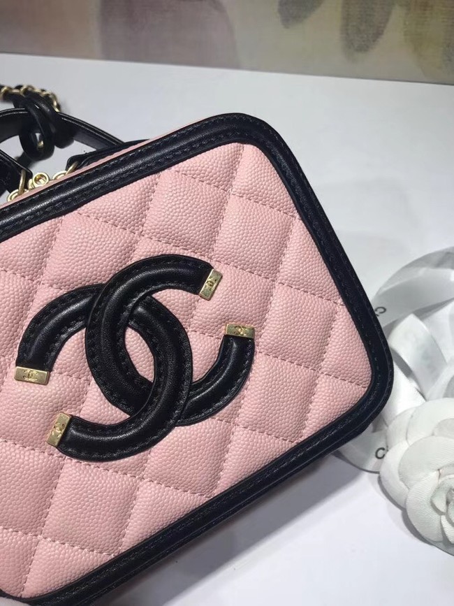 Chanel mini Vanity Case Original A93342 pink