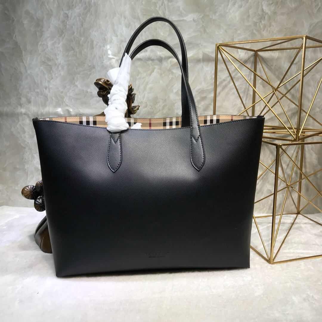 BurBerry Tote Shopping bags BU55778 black