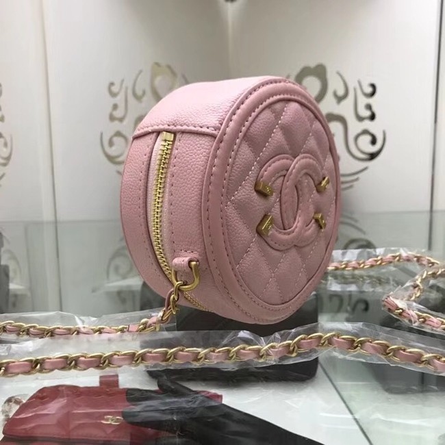 Chanel Original Clutch with Chain A81599 pink