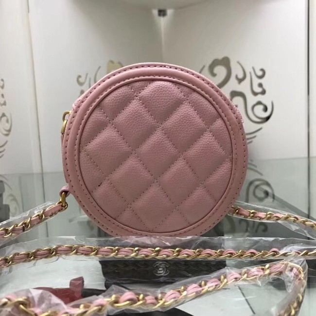 Chanel Original Clutch with Chain A81599 pink