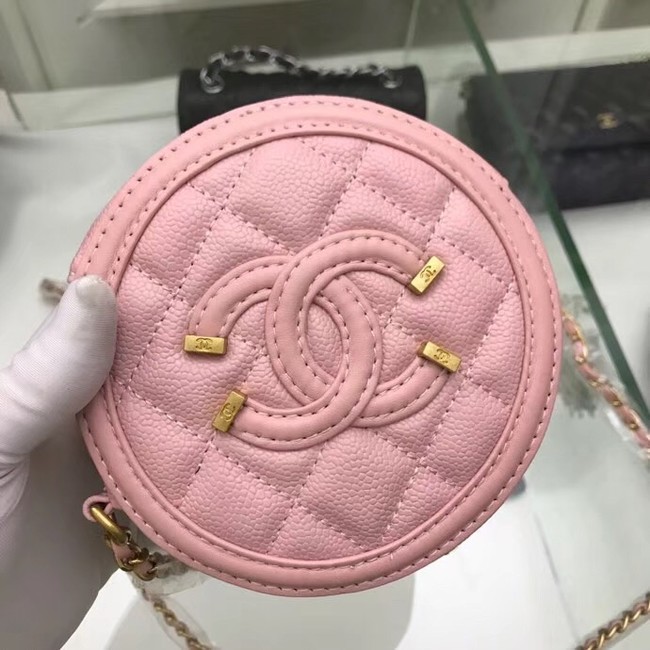 Chanel Original Clutch with Chain A81599 pink