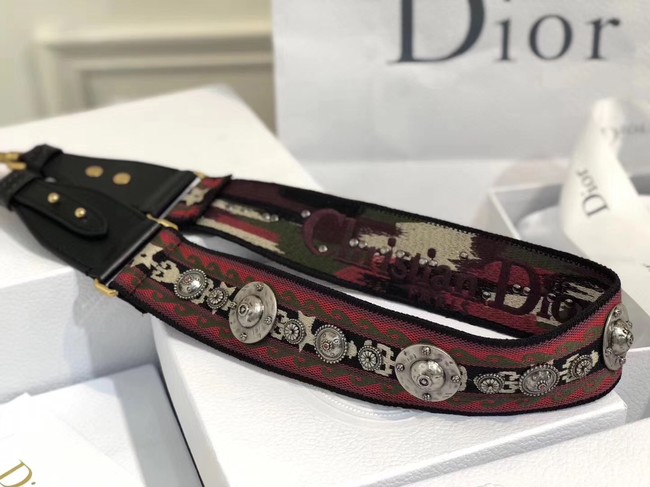 Dior RED CANVAS STRAP 2660