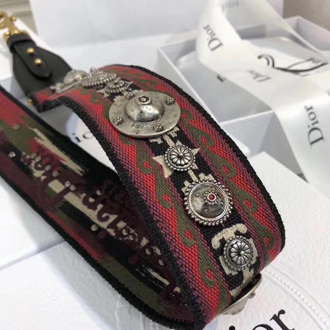 Dior RED CANVAS STRAP 2660