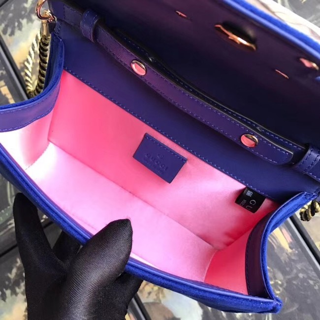 Gucci Shoulder bag with Square G 544242 Blue