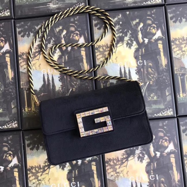 Gucci Shoulder bag with Square G 544242 black