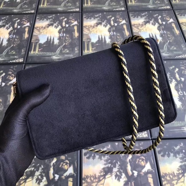 Gucci Shoulder bag with Square G 544242 black