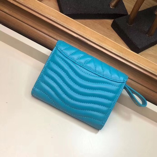 LOUIS VUITTON NEW WAVE COMPACT WALLET M63427 blue