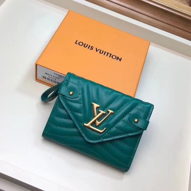 LOUIS VUITTON NEW WAVE COMPACT WALLET M63427 green