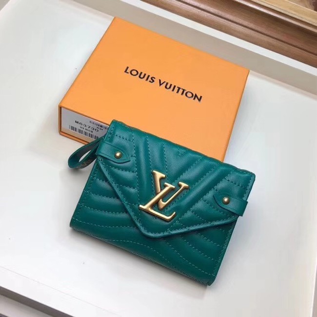 LOUIS VUITTON NEW WAVE COMPACT WALLET M63427 green