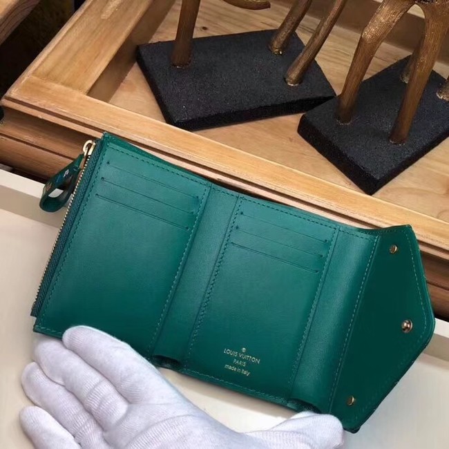 LOUIS VUITTON NEW WAVE COMPACT WALLET M63427 green