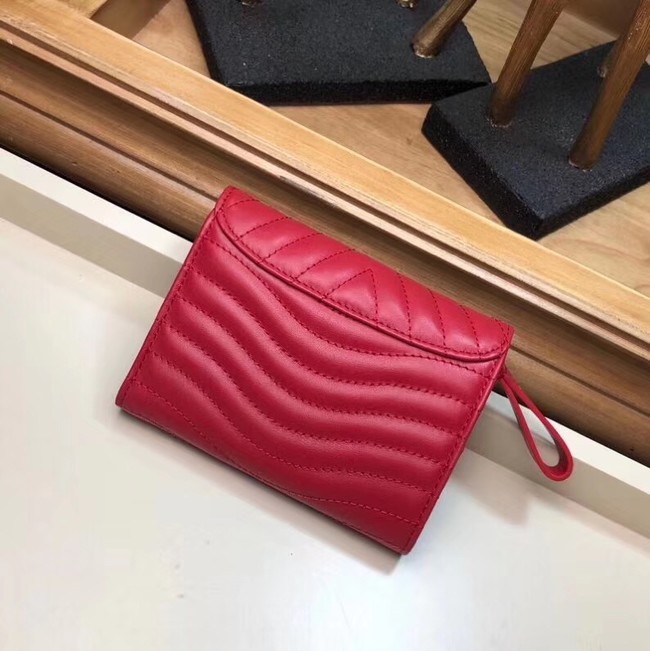 LOUIS VUITTON NEW WAVE COMPACT WALLET M63427 red