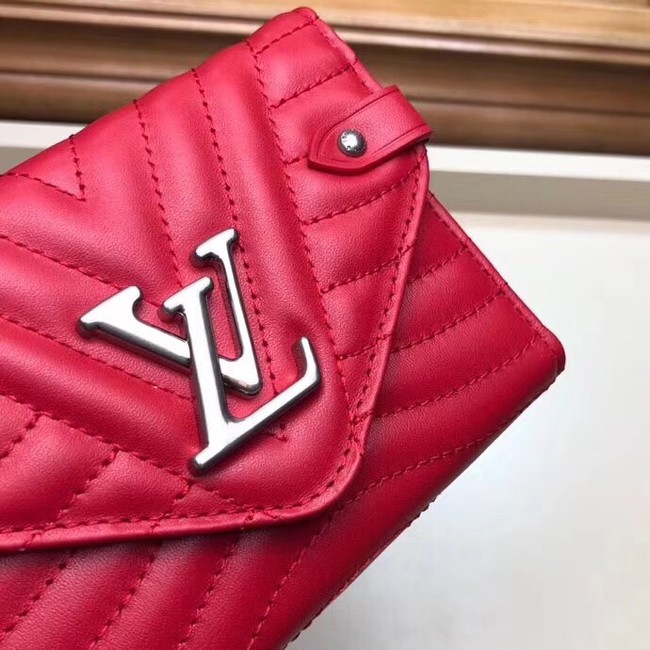 LOUIS VUITTON NEW WAVE COMPACT WALLET M63427 red