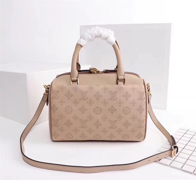 Louis Vuitton Mahina Leather SPEEDY BANDOULIERE 30 M40431 apricot