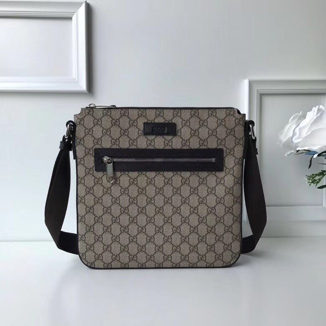 Gucci Courrier soft GG Supreme messenger 406408 brown