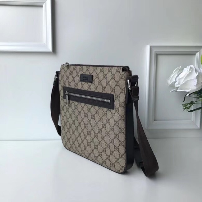 Gucci Courrier soft GG Supreme messenger 406408 brown