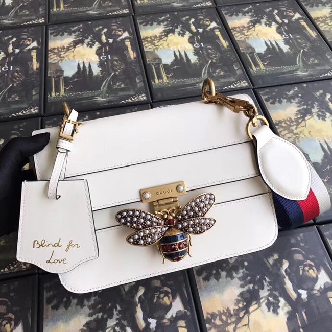 Gucci Queen Margaret small shoulder bag 476542 white