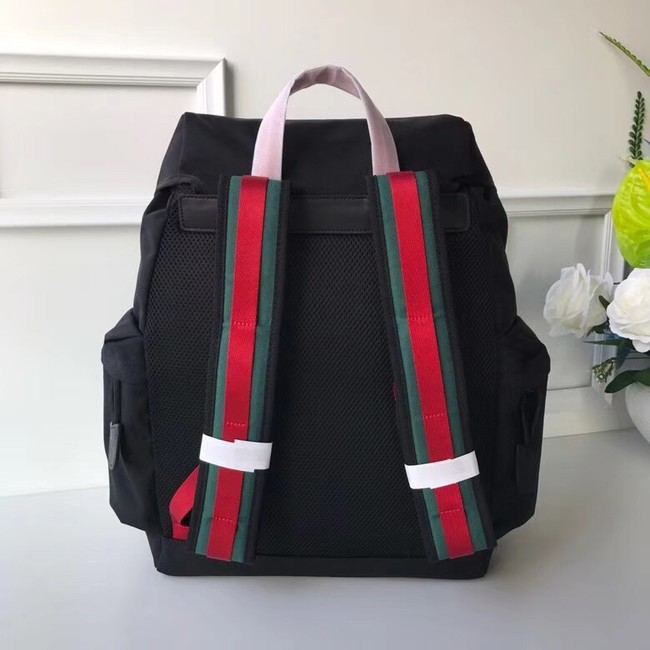 Gucci Techno canvas backpack 429037 black	