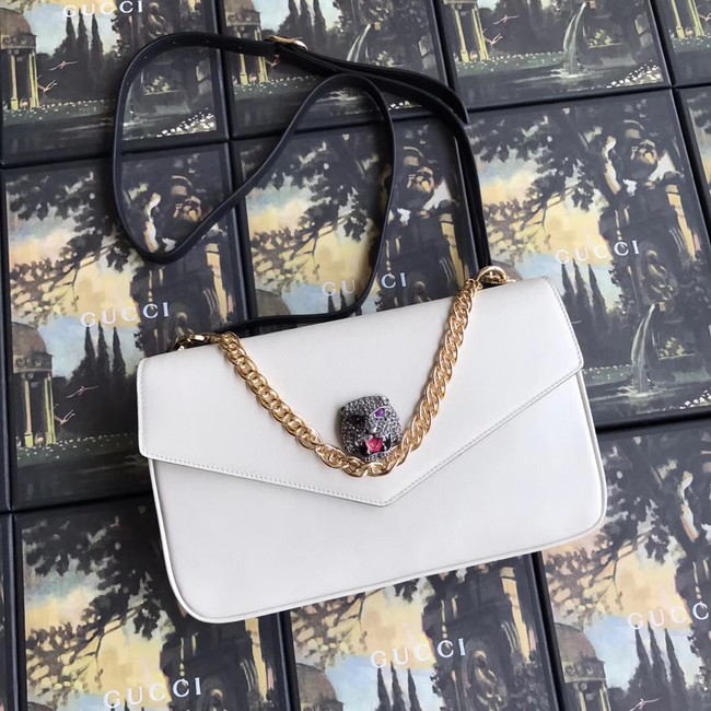 Gucci Medium double shoulder bag 524822 black&white