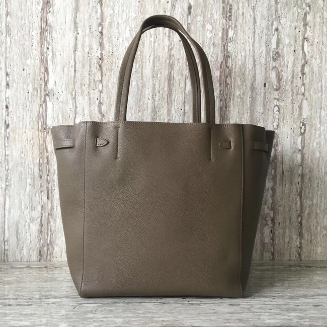 CELINE SMALL CABAS PHANTOM IN SOFT GRAINED CALFSKIN 17602 grey