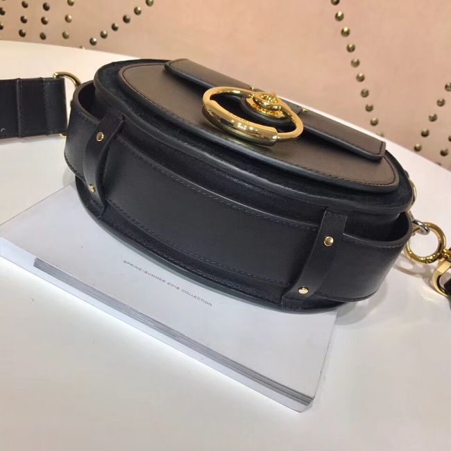 CHLOE Tess Small leather shoulder bag 3E153 black