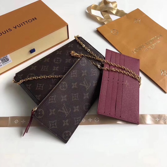 Louis vuitton original monogram canvas POCHETTE FELICIE M61276