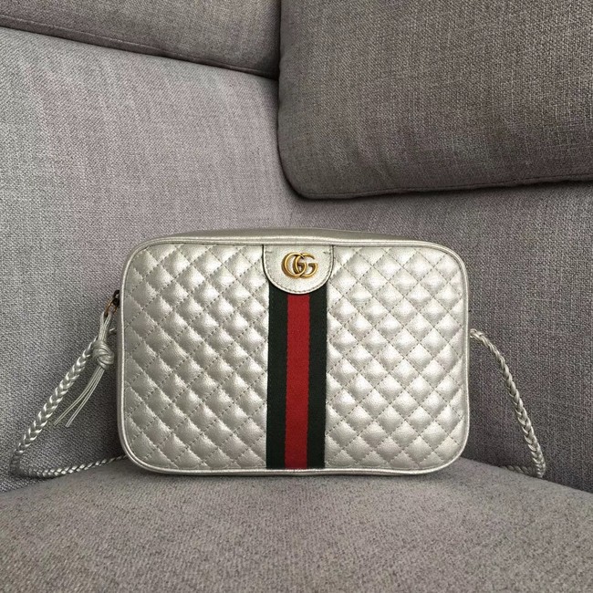 Gucci Laminated leather small shoulder bag 541051