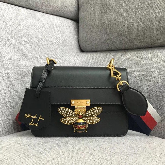 Gucci Queen Margaret small shoulder bag 476542 black