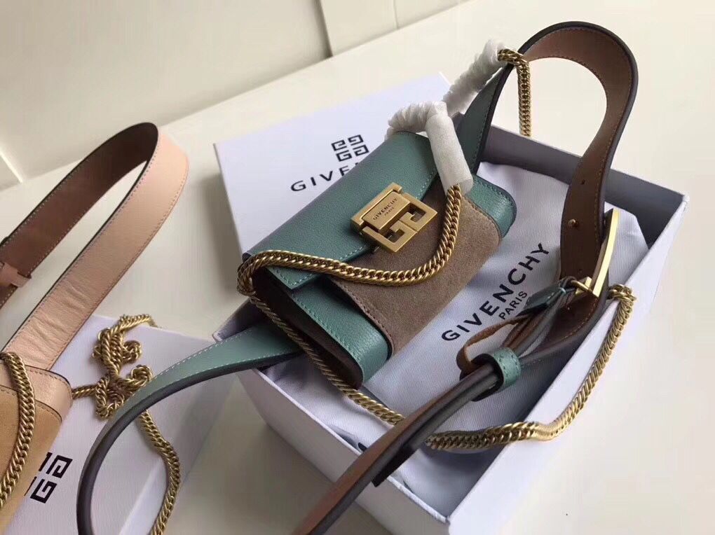 Givenchy 2018 GV3 Nano Belt Bag G89546 Green