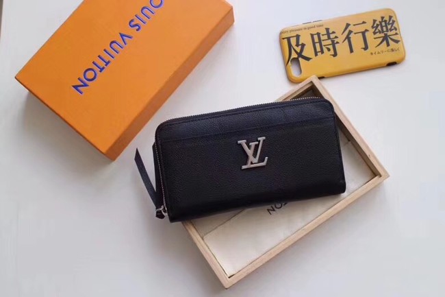 Louis Vuitton original ZIPPY LOCKME M62622 BLACK