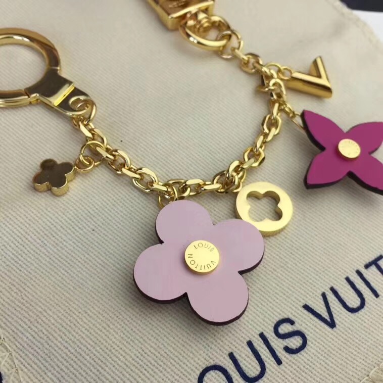Louis vuitton BLOOMING FLOWERS CHAIN BAG CHARM AND KEY HOLDER M67288