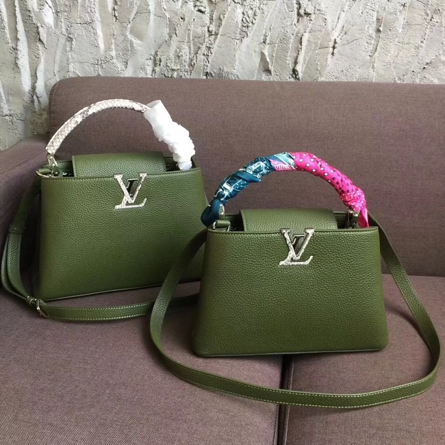 Louis vuitton original CAPUCINES PM M94586 green