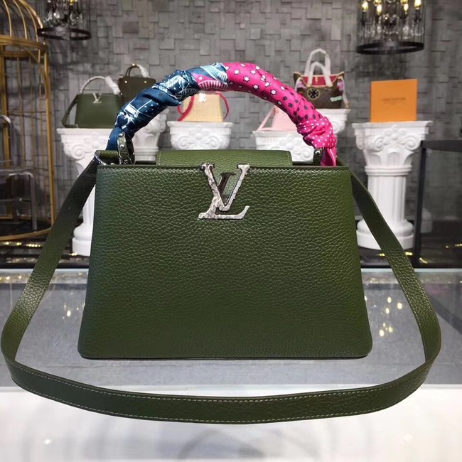 Louis vuitton original CAPUCINES PM M94587 green