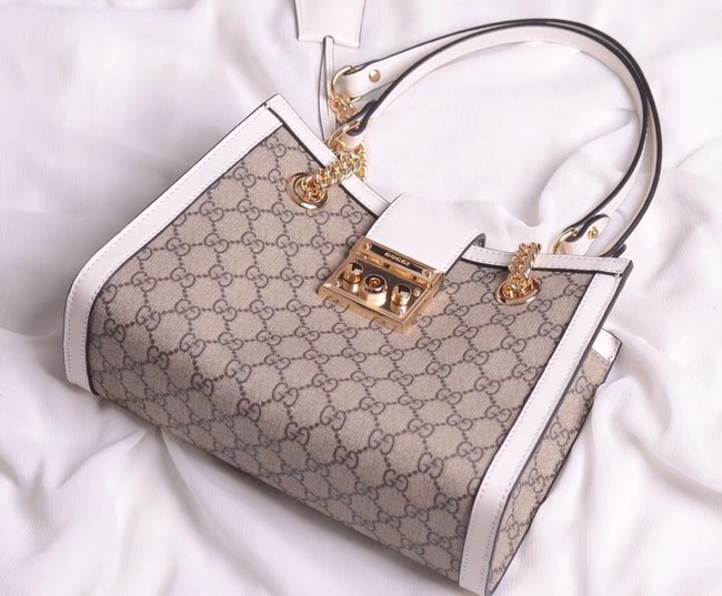 Gucci original Padlock shoulder bag 498156 white
