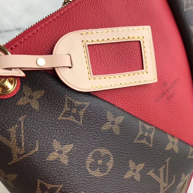 Louis Vuitton Monogram Canvas original V TOTE BB M43966 Cerise Red