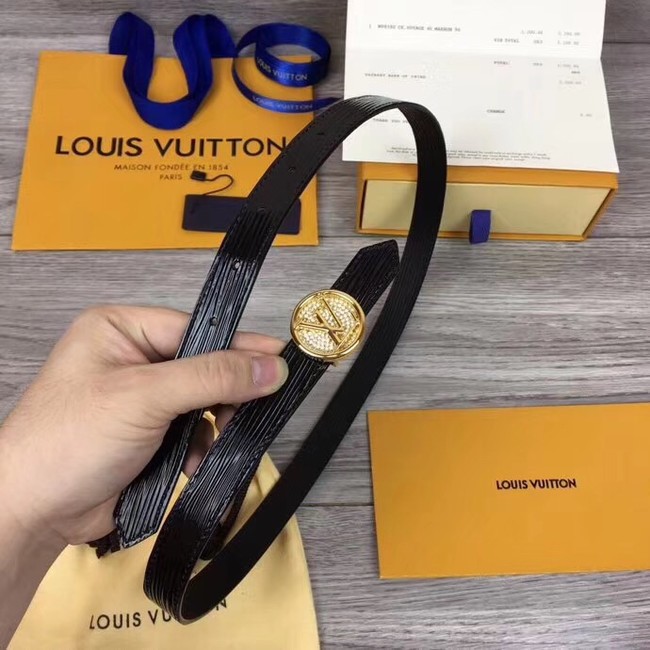 Louis Vuitton CIRCLE 20MM REVERSIBLE BELT M0053UA black